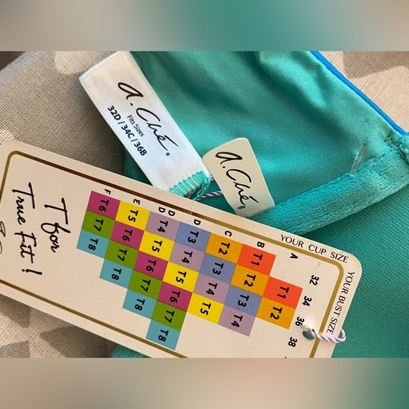 A. Che Fringe Underwire Bikini Top Size 32D NWT - Picture 8 of 11